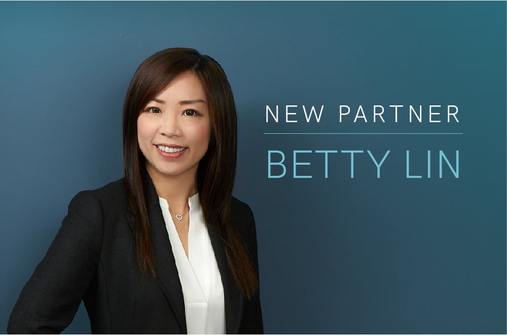 Betty Lin New Partner annoucement