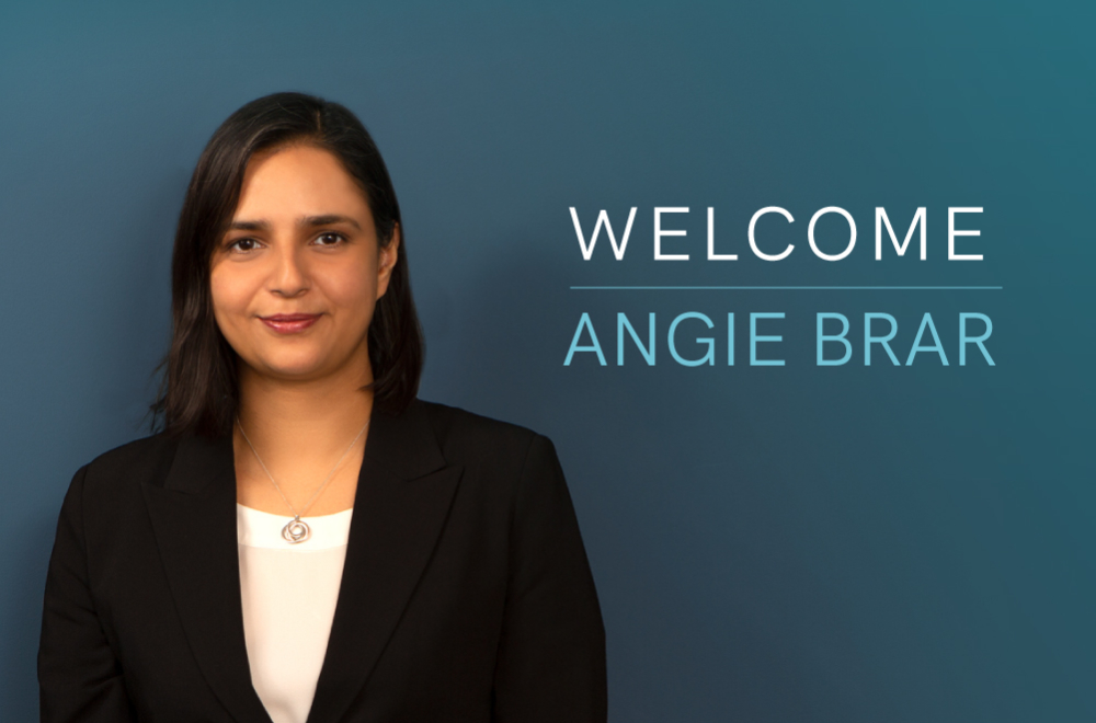 Welcome, Angie Brar