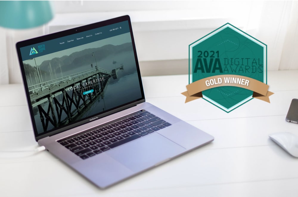 Northshorelaw.com Wins Gold in the 2021 AVA Digital Awards
